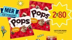 Coop Prix CLOETTA POPS ORIGINAL tilbud