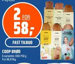 Coop Obs COOP BRØD tilbud