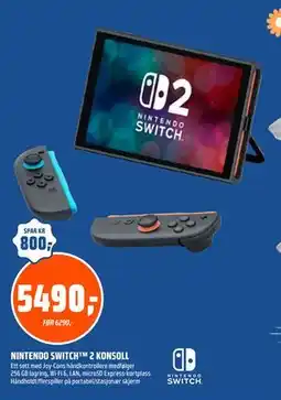 Coop Obs NINTENDO SWITCH 2 KONSOLL tilbud