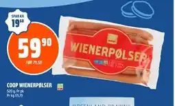 Coop Obs COOP WIENERPØLSER tilbud