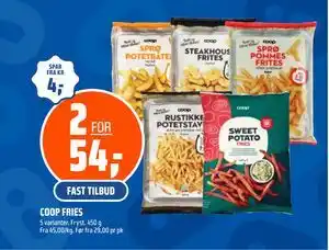 Coop Obs COOP FRIES tilbud