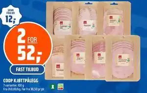 Coop Obs COOP KJØTTPÅLEGG tilbud