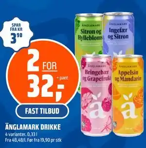 Coop Obs ÄNGLAMARK DRIKKE tilbud