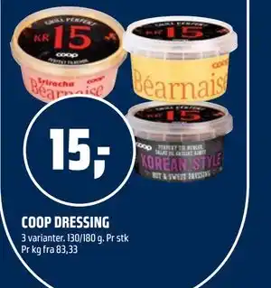 Coop Obs COOP DRESSING tilbud