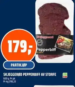 Coop Obs SKJEGGERØD PEPPERBIFF AV STORFE tilbud
