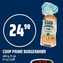 Coop Obs COOP PRIME BURGERBRØD tilbud