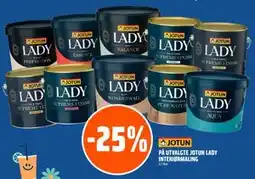 Coop Obs 25% PÅ UTVALGTE JOTUN LADY INTERIØRMALING tilbud