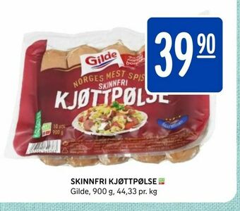 Rema 1000 Skinnfri kjøttpølse tilbud