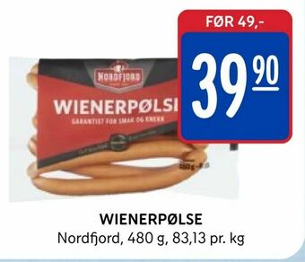 Rema 1000 WIENERPØLSE tilbud