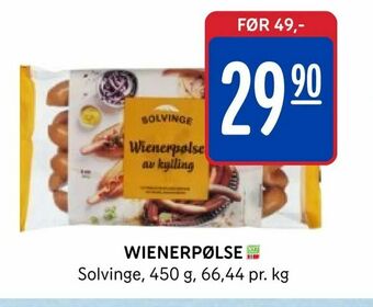 Rema 1000 WIENERPØLSE tilbud