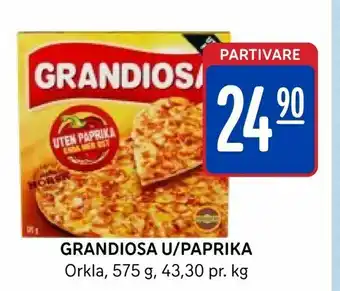 Rema 1000 Grandiosa u/paprika tilbud