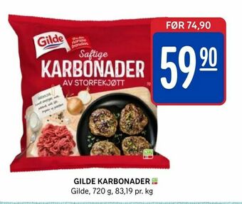 Rema 1000 Gilde karbonader tilbud