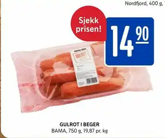 Rema 1000 Gulrot bama tilbud