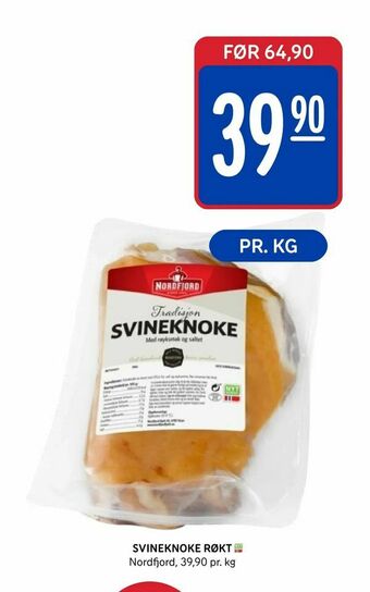 Rema 1000 Svineknoke røkt tilbud