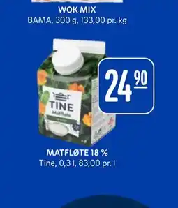 Rema 1000 MATFLØTE 18 % tilbud