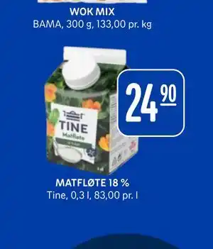 MATFLØTE 18 %