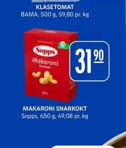 Rema 1000 MAKARONI SNARKOKT tilbud