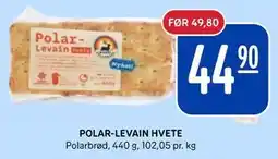 Rema 1000 POLAR-LEVAIN HVETE tilbud