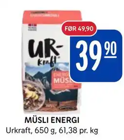 Rema 1000 MÜSLI ENERGI tilbud