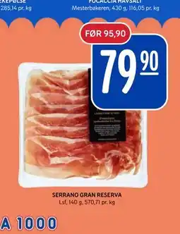 Rema 1000 SERRANO GRAN RESERVA tilbud