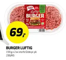 Bunnpris BURGER LUFTIG tilbud