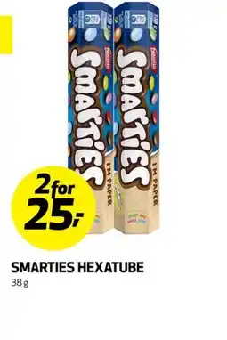 Bunnpris SMARTIES HEXATUBE tilbud
