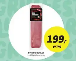 Bunnpris SVIN INDREFILET tilbud
