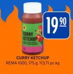 Rema 1000 CURRY KETCHUP tilbud