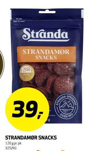 Bunnpris STRANDAMØR SNACKS tilbud