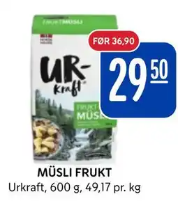 Rema 1000 MÜSLI FRUKT tilbud