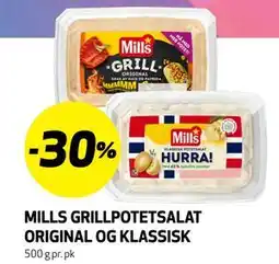 Bunnpris MILLS GRILLPOTETSALAT ORIGINAL OG KLASSISK tilbud