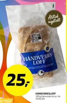 Bunnpris HÅNDVERKSLOFF tilbud