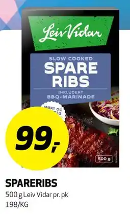 Bunnpris SPARERIBS tilbud