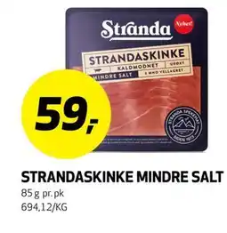 Bunnpris STRANDASKINKE MINDRE SALT tilbud