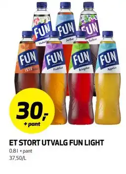Bunnpris ET STORT UTVALG FUN LIGHT tilbud