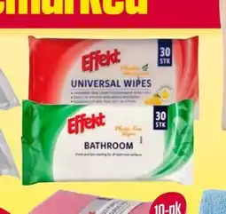 Europris Effekt Wipes tilbud