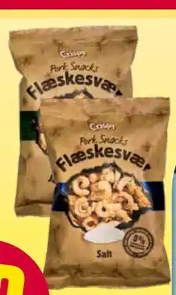 Europris Crispy Flæskesvær tilbud