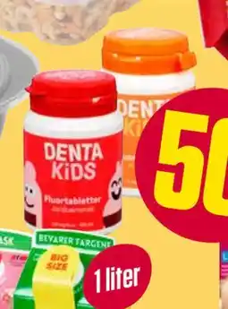 Europris DENTA KIDS Fluortabletter tilbud