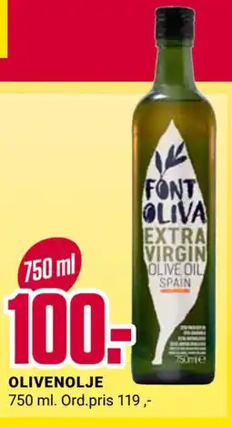 Europris OLIVENOLJE tilbud