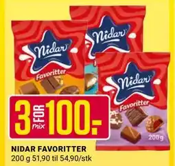 Europris NIDAR FAVORITTER tilbud