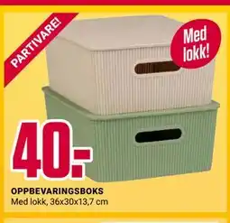 Europris OPPBEVARINGSBOKS tilbud