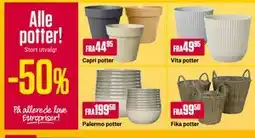 Europris Alle potter! tilbud
