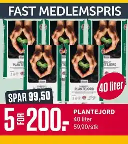 Europris PLANTEJORD, Medlemspris tilbud