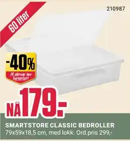 Europris SMARTSTORE CLASSIC BEDROLLER tilbud