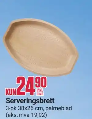 Europris Serveringsbrett tilbud