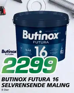 Coop Byggmix Butinox Futura 16 selvrensende maling tilbud