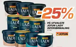 Coop Byggmix På utvalgte Jotun Lady interiørmaling tilbud