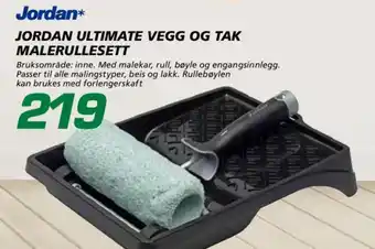 Coop Byggmix Jordan ultimate vegg og tak malerullesett tilbud