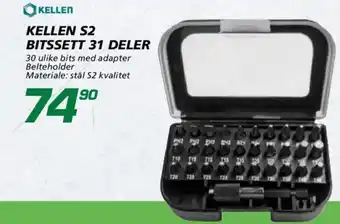 Coop Byggmix Kellen S2 bitssett 31 deler tilbud