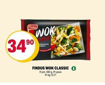 Coop Extra Findus wok classic tilbud